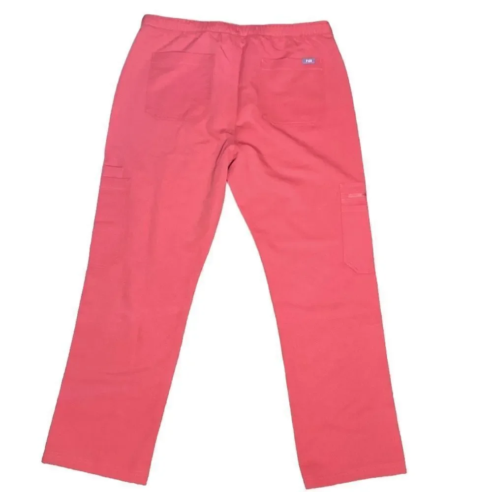 Figs‎ mens Cairo cargo scrub pants terracotta large/short